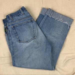 Vintage Cabelas Dad Jean RE-WORKED as high rise wide leg jeans